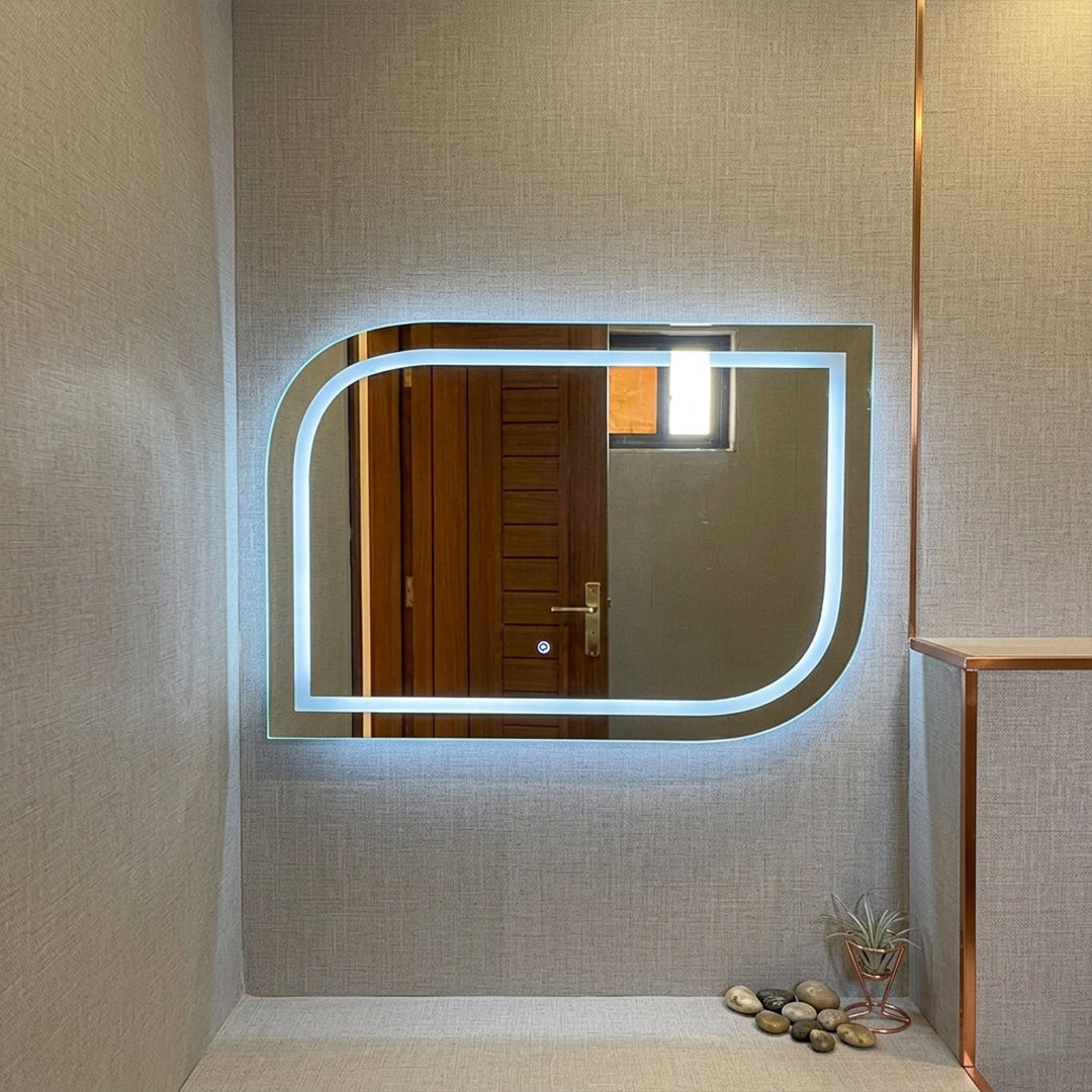 Luxe Rectangle Edge LED Mirror