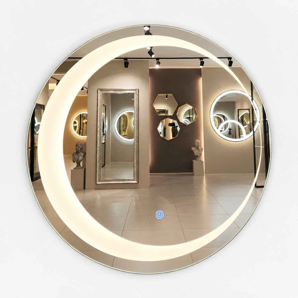 Warm Arch LED Mirror