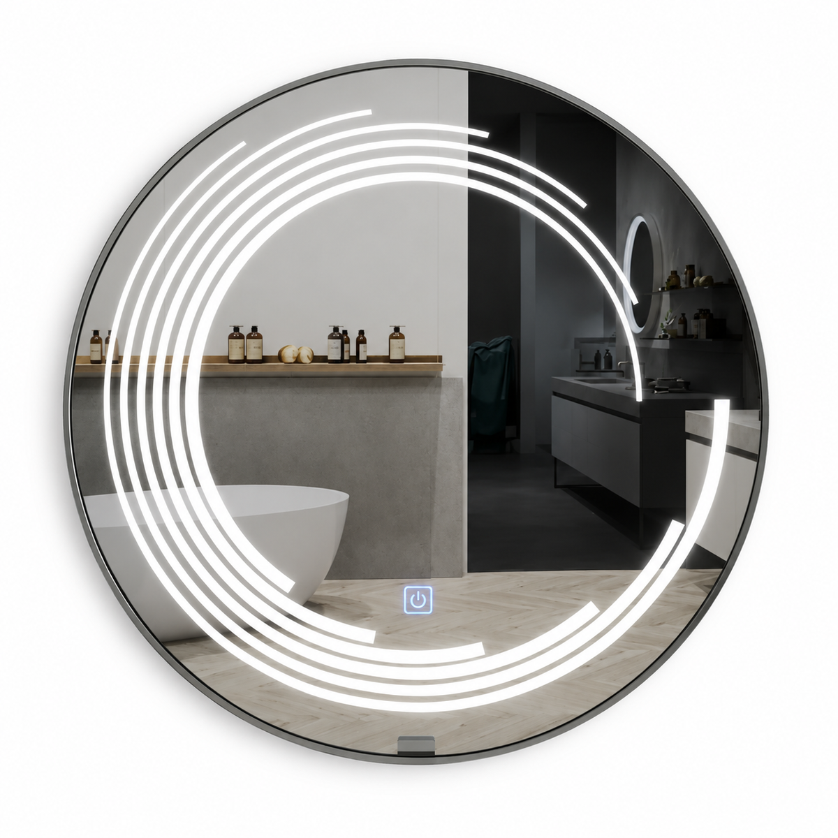 Dule Tone Reflection Mirror
