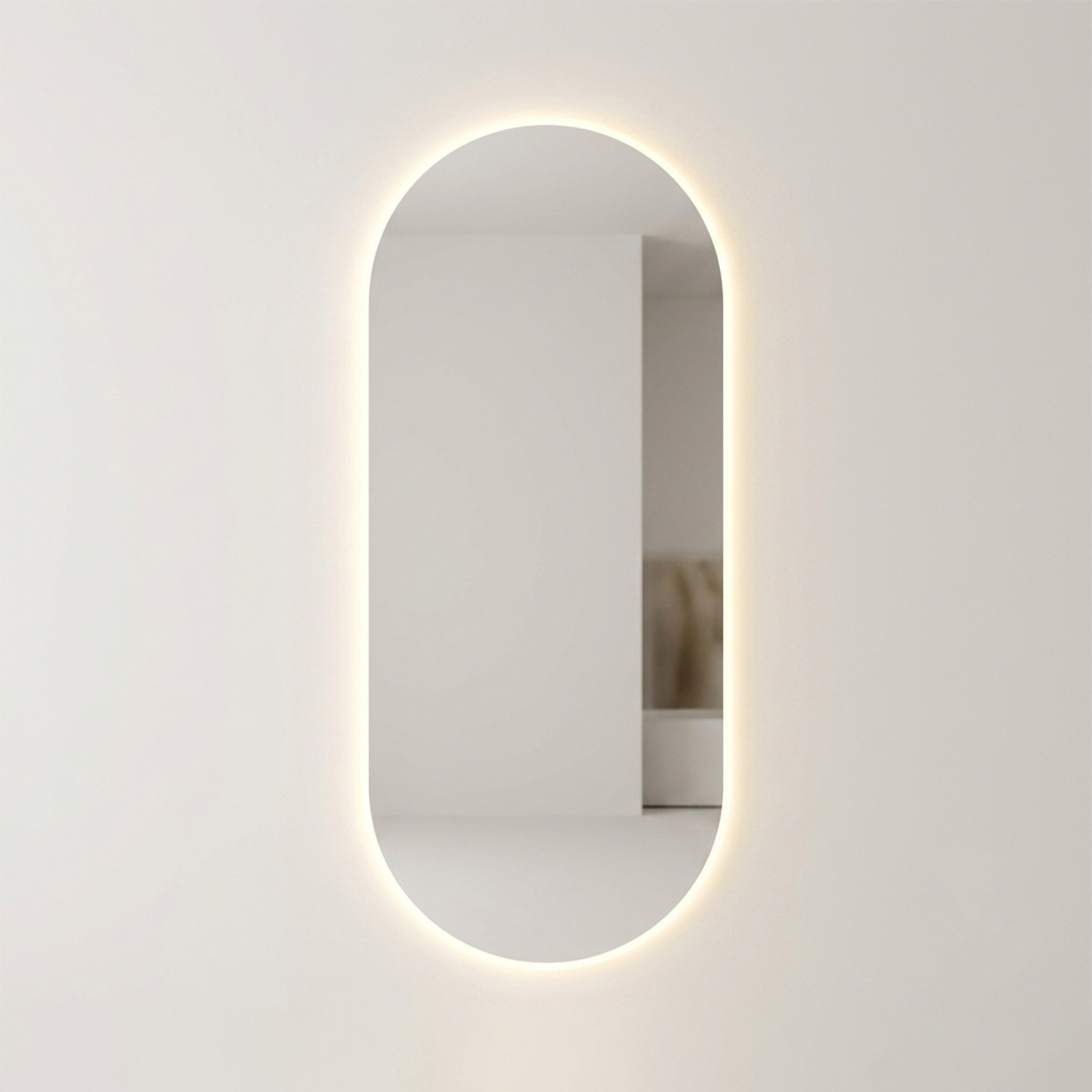 Crescent Full-Length LED Mirrors