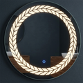 Golden Infinity Ring Mirror