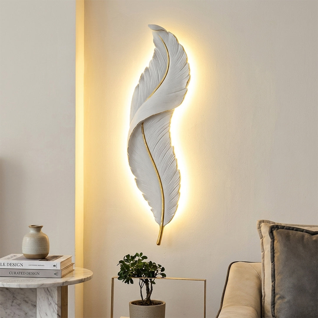 Elegant Leaf Wall Lamp