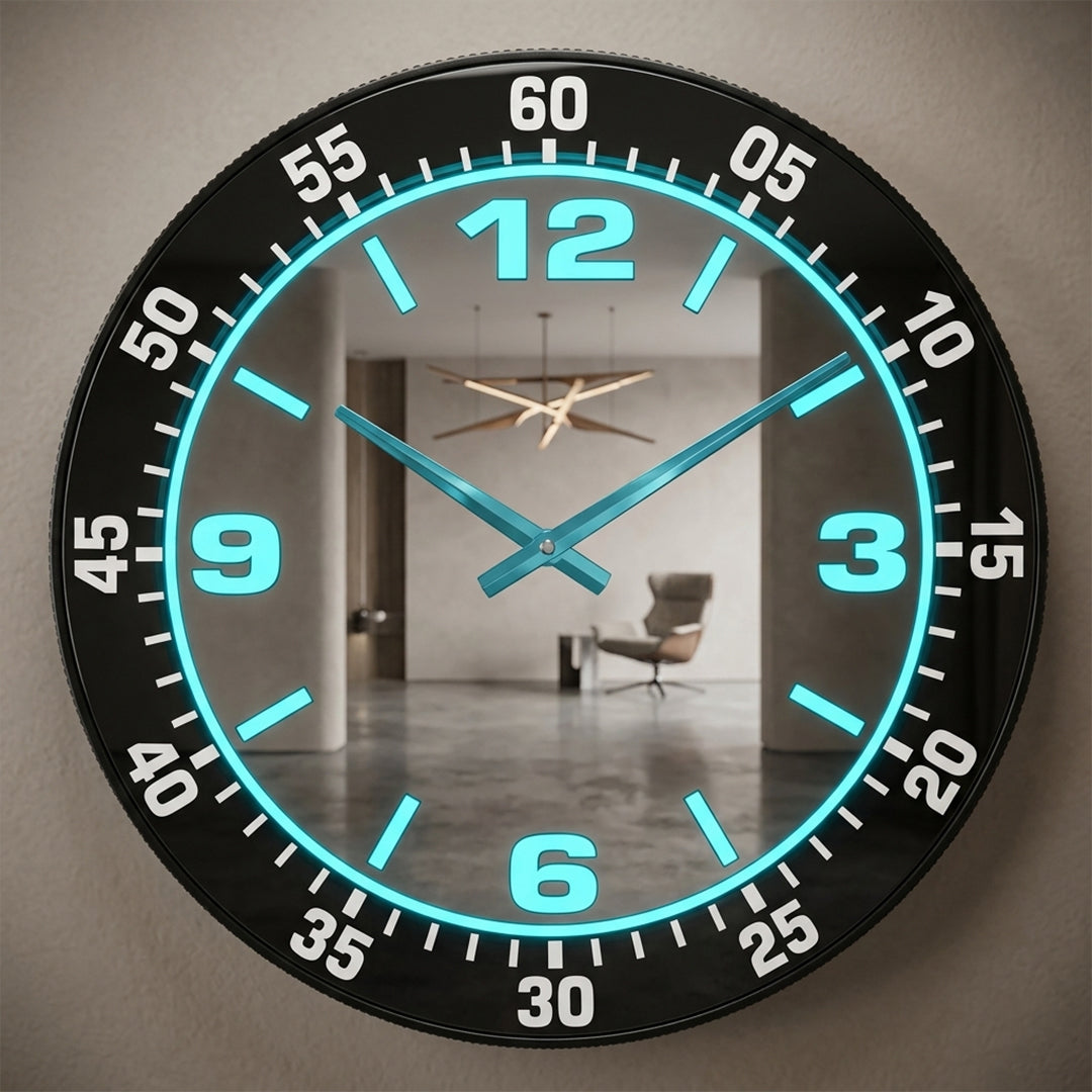 Neon LED Wall Clock