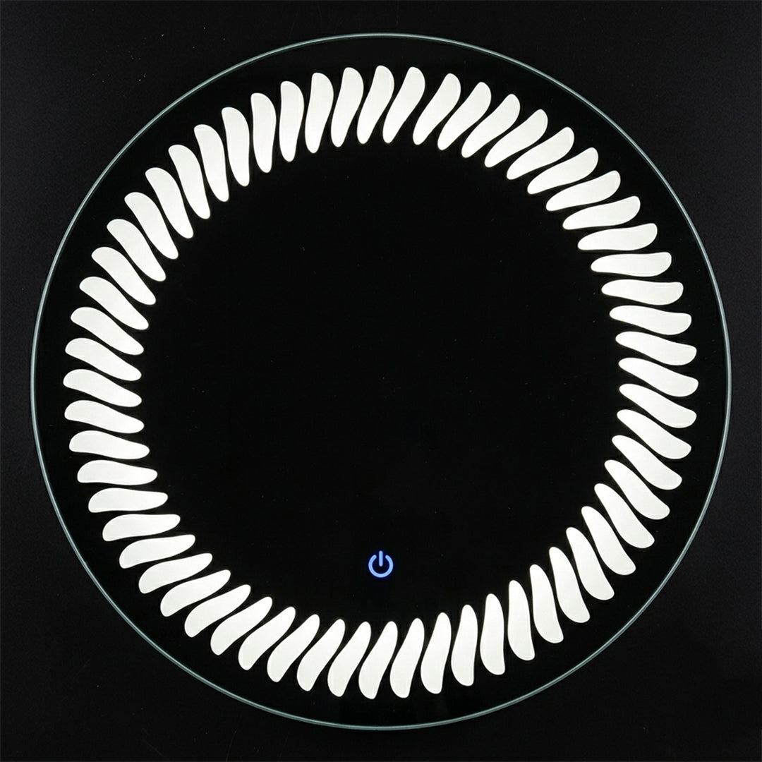 Spiral Ring LED Mirror