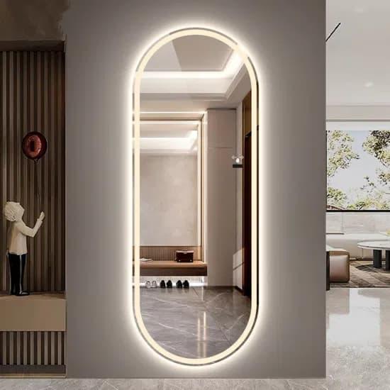 Crescent Full-Length LED Mirrors